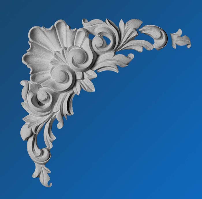 Phù điêu góc tường sang trọng